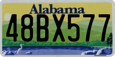 AL license plate 48BX577