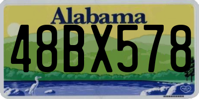 AL license plate 48BX578