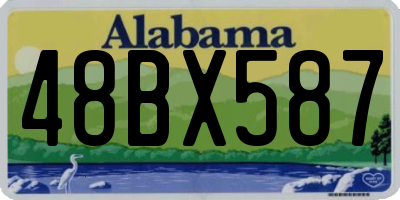 AL license plate 48BX587