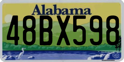 AL license plate 48BX598