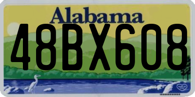 AL license plate 48BX608