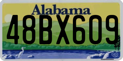 AL license plate 48BX609