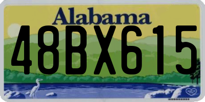 AL license plate 48BX615
