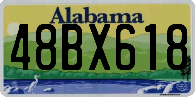 AL license plate 48BX618