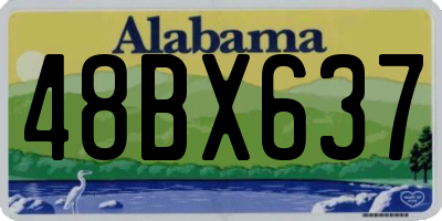 AL license plate 48BX637