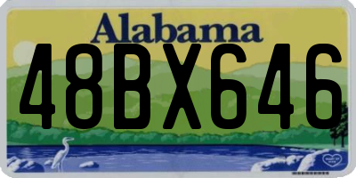 AL license plate 48BX646