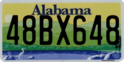 AL license plate 48BX648