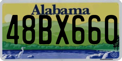 AL license plate 48BX660