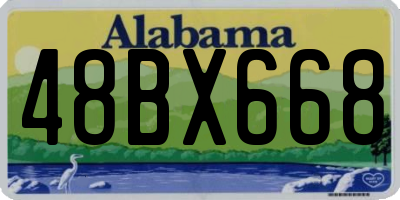 AL license plate 48BX668