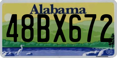 AL license plate 48BX672