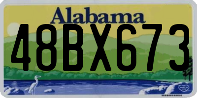 AL license plate 48BX673
