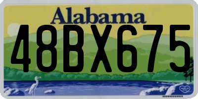 AL license plate 48BX675