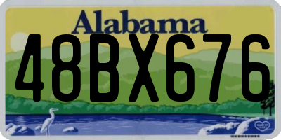 AL license plate 48BX676