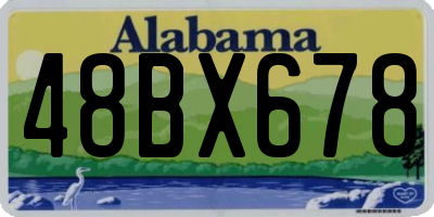 AL license plate 48BX678