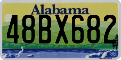 AL license plate 48BX682