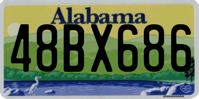 AL license plate 48BX686