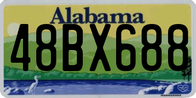 AL license plate 48BX688