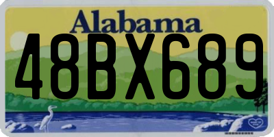AL license plate 48BX689