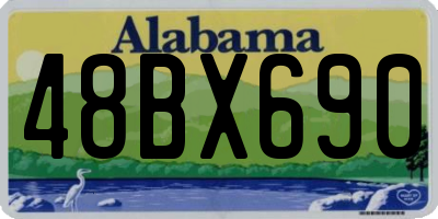 AL license plate 48BX690