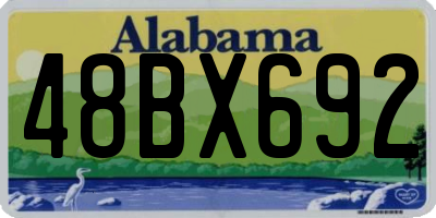AL license plate 48BX692