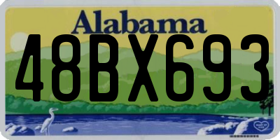 AL license plate 48BX693
