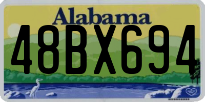 AL license plate 48BX694