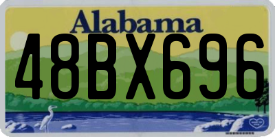 AL license plate 48BX696