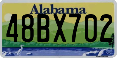 AL license plate 48BX702