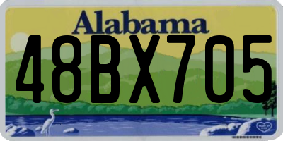 AL license plate 48BX705