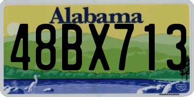 AL license plate 48BX713