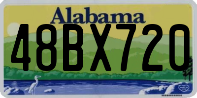 AL license plate 48BX720