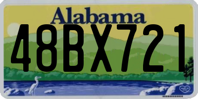 AL license plate 48BX721