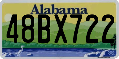 AL license plate 48BX722