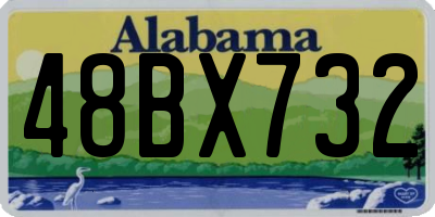AL license plate 48BX732