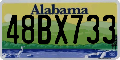 AL license plate 48BX733