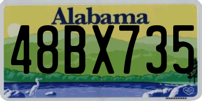 AL license plate 48BX735