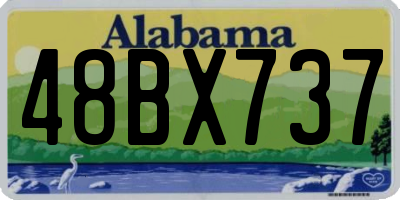 AL license plate 48BX737