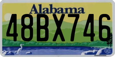 AL license plate 48BX746