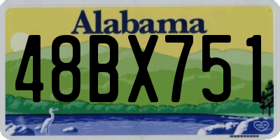 AL license plate 48BX751