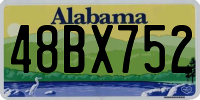 AL license plate 48BX752