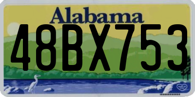 AL license plate 48BX753