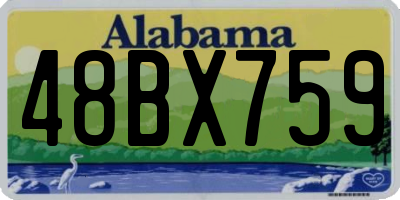AL license plate 48BX759
