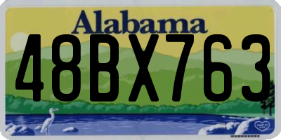 AL license plate 48BX763