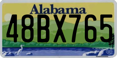 AL license plate 48BX765