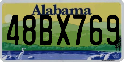 AL license plate 48BX769