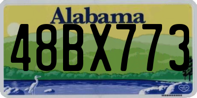 AL license plate 48BX773