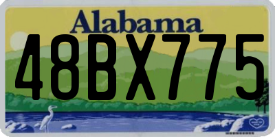 AL license plate 48BX775