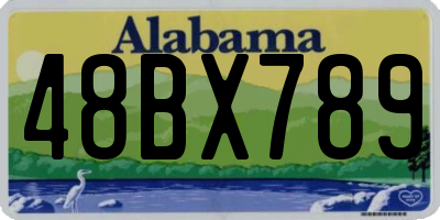 AL license plate 48BX789