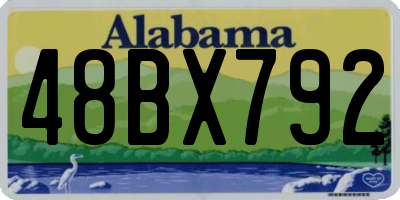 AL license plate 48BX792