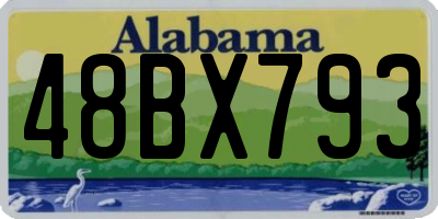 AL license plate 48BX793